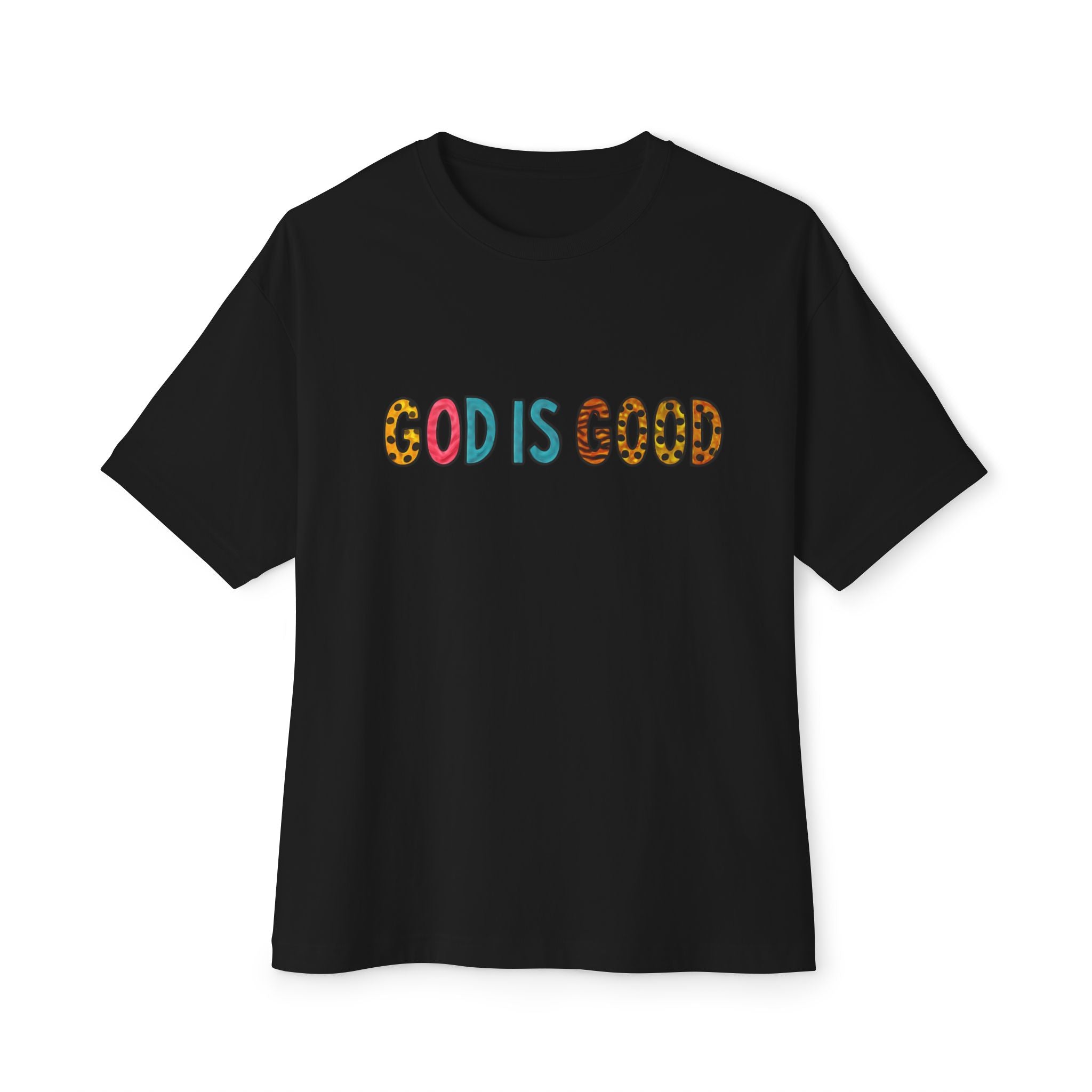 Unisex Oversized  Tee - "God is Good" Inspirational Tee for Everyday comfort.