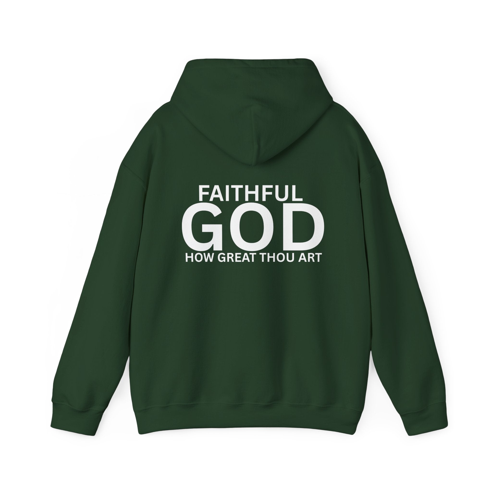 Faithful God Christian Hoodie – Inspirational Unisex Faith-Based Sweatshirt