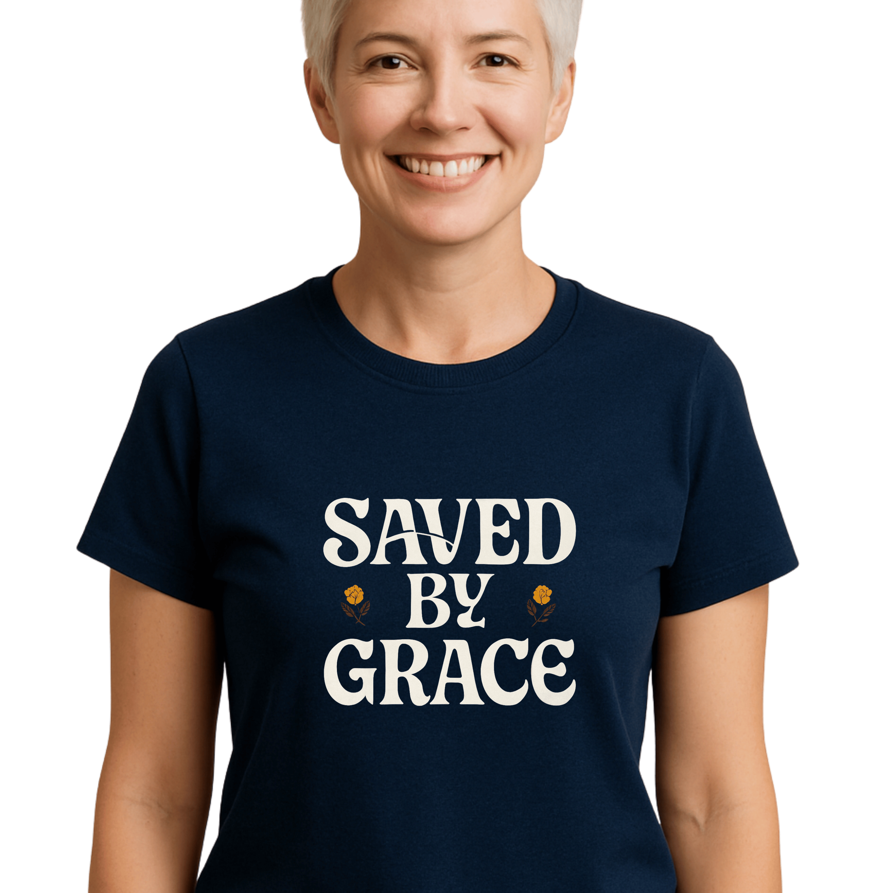 Saved By Grace Unisex Christian Faith Inspired  T- Shirt