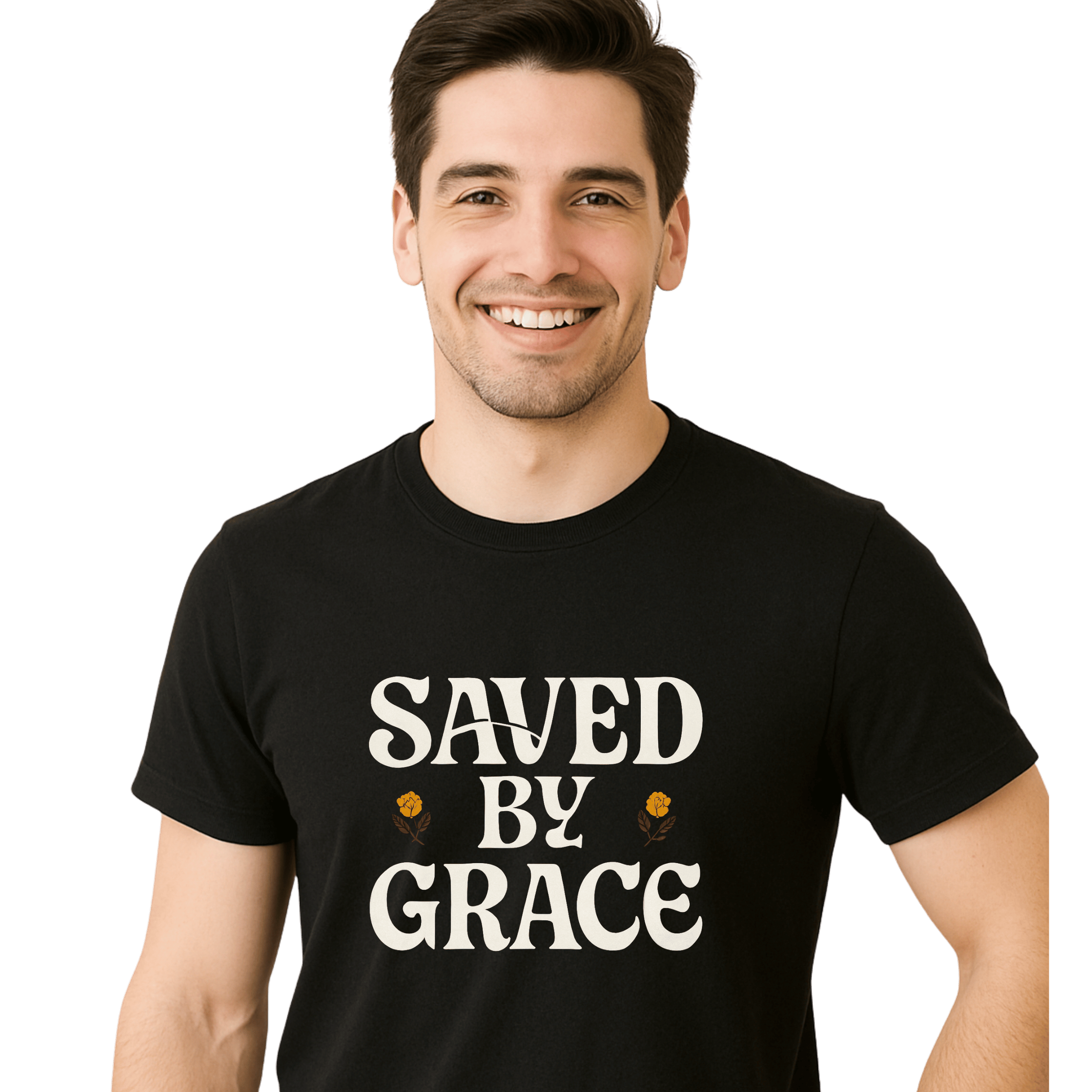 Saved By Grace Unisex Christian Faith Inspired  T- Shirt