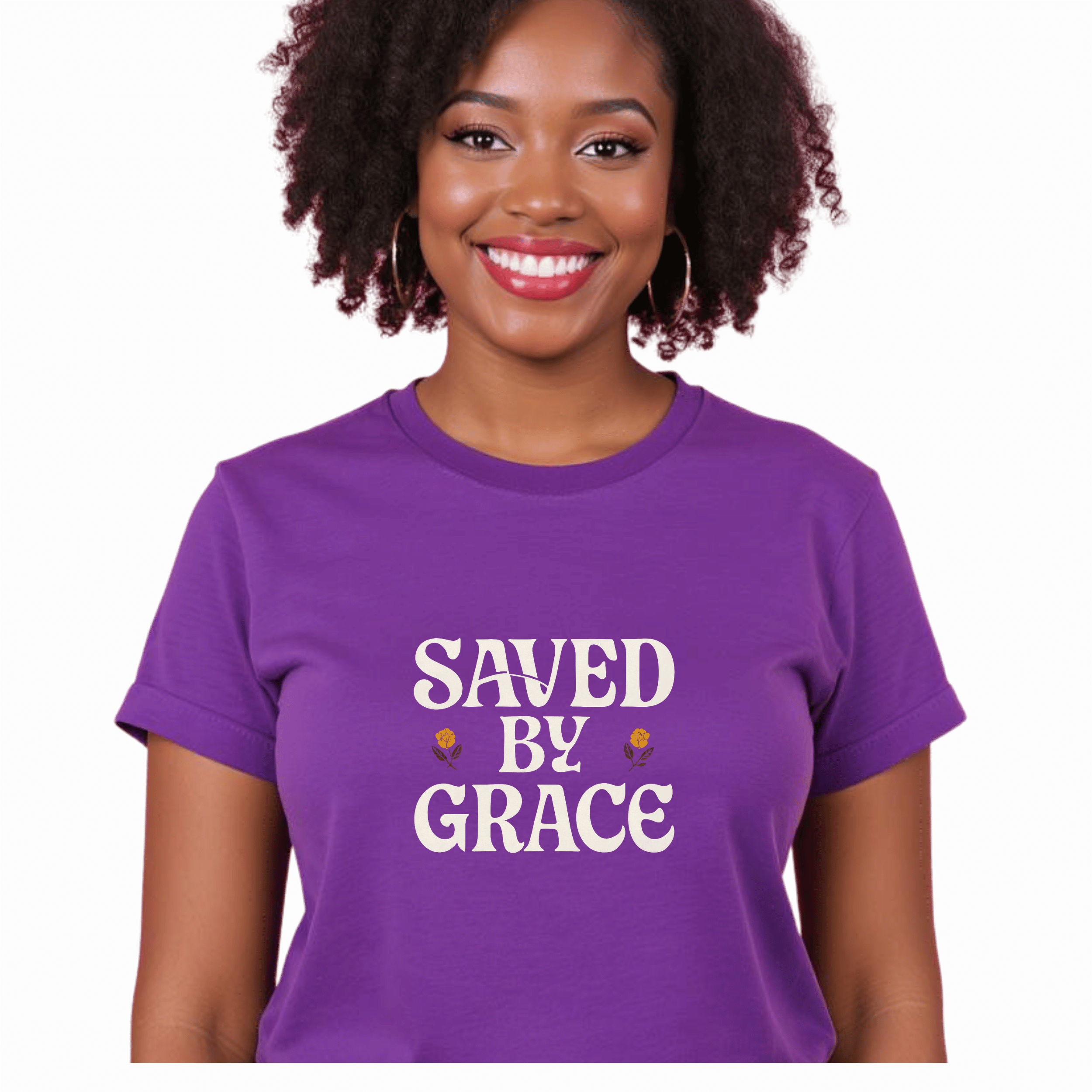 Saved By Grace Unisex Christian Faith Inspired  T- Shirt