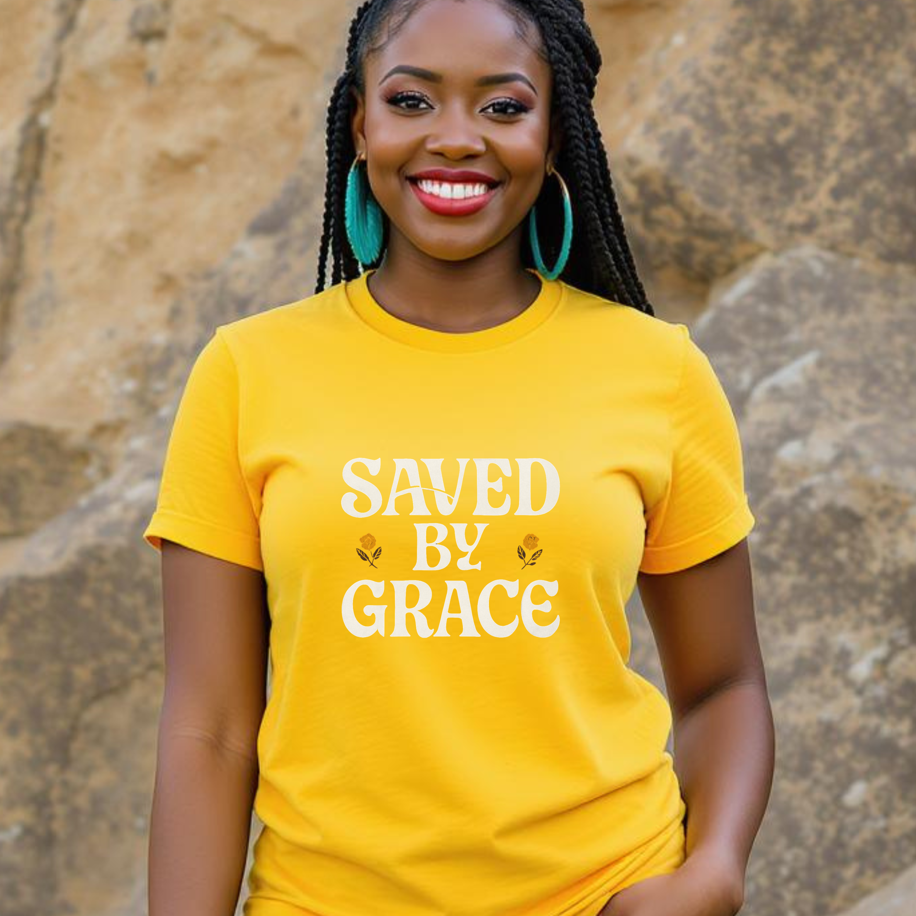 Saved By Grace Unisex Christian Faith Inspired  T- Shirt