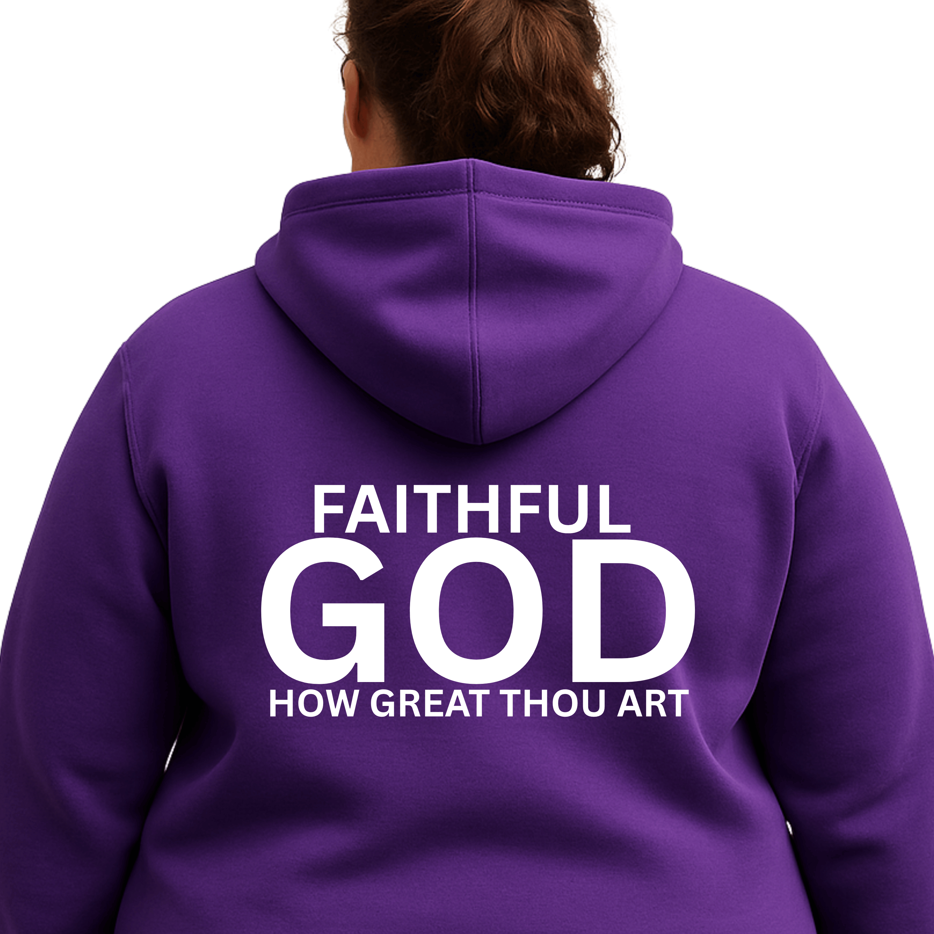 Faithful God Christian Hoodie – Inspirational Unisex Faith-Based Sweatshirt