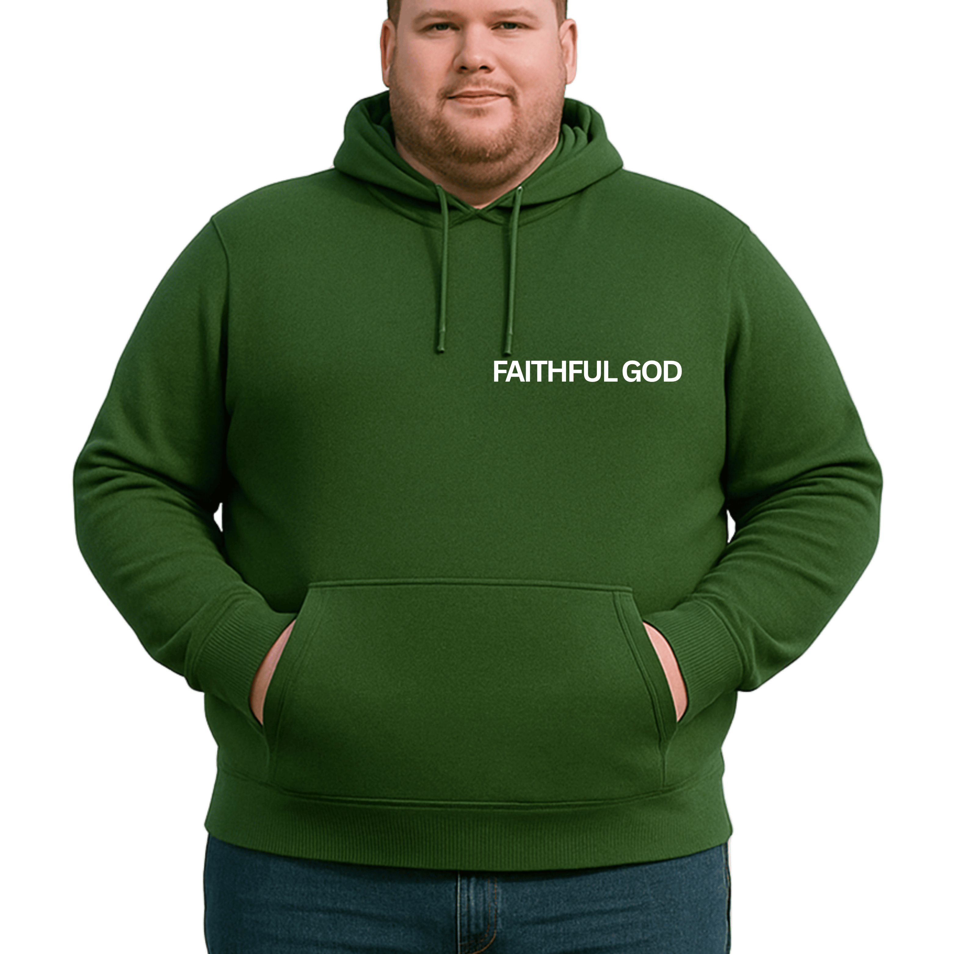 Faithful God Christian Hoodie – Inspirational Unisex Faith-Based Sweatshirt