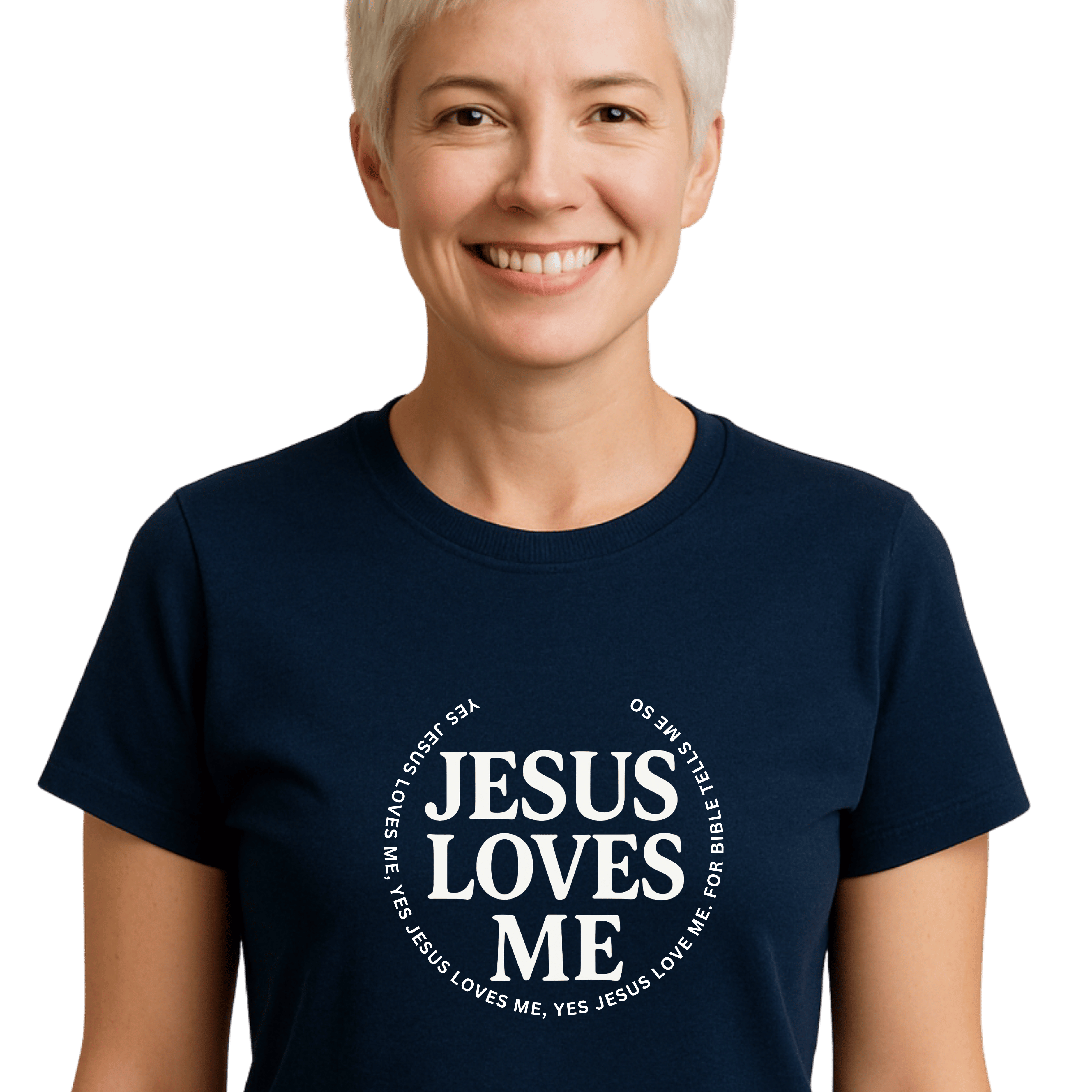 Jesus Loves Me T-Shirt – Christian Faith Tee, Inspirational Bible Verse Shirt