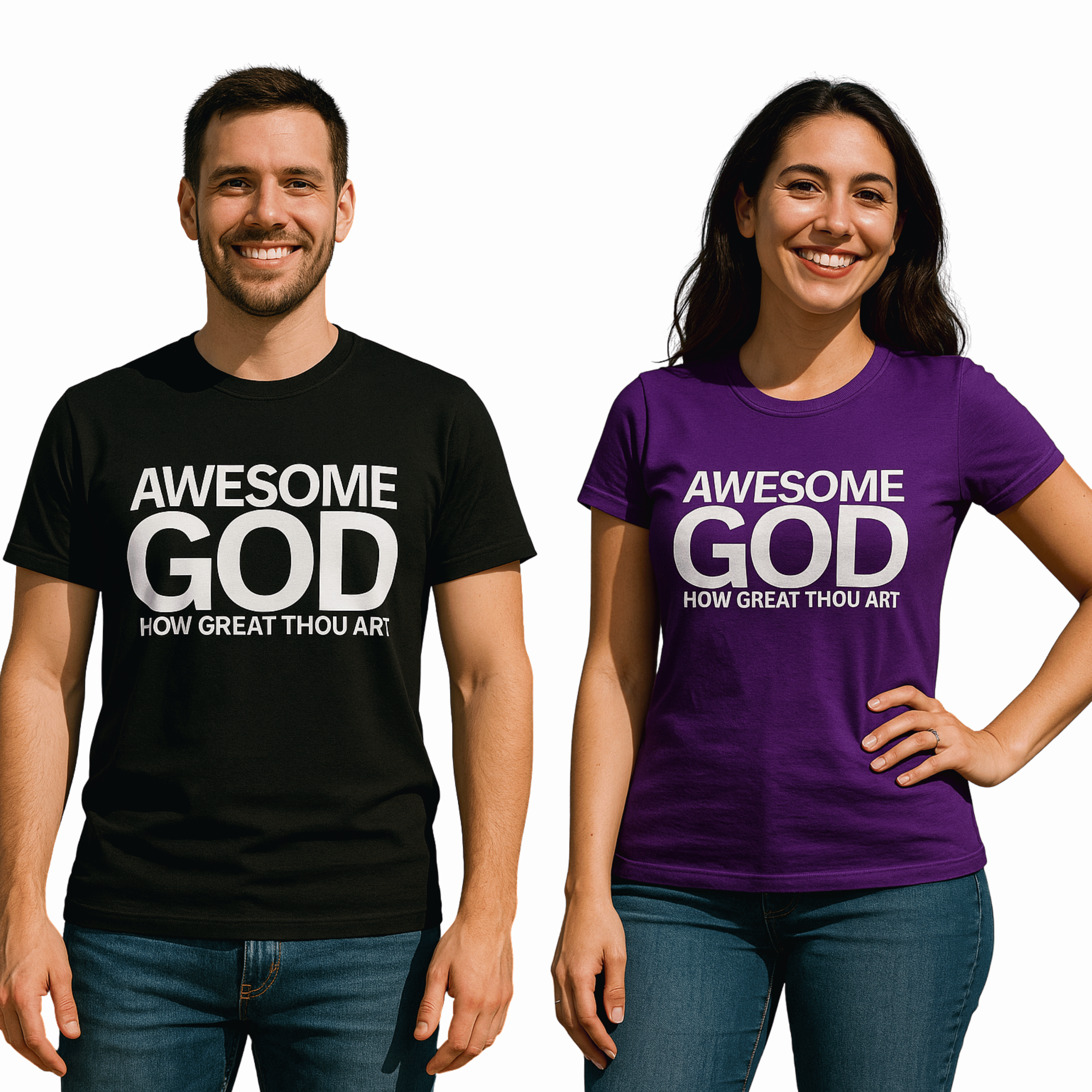 Awesome God How Great Thou Art T Shirt- Unisex t shirt