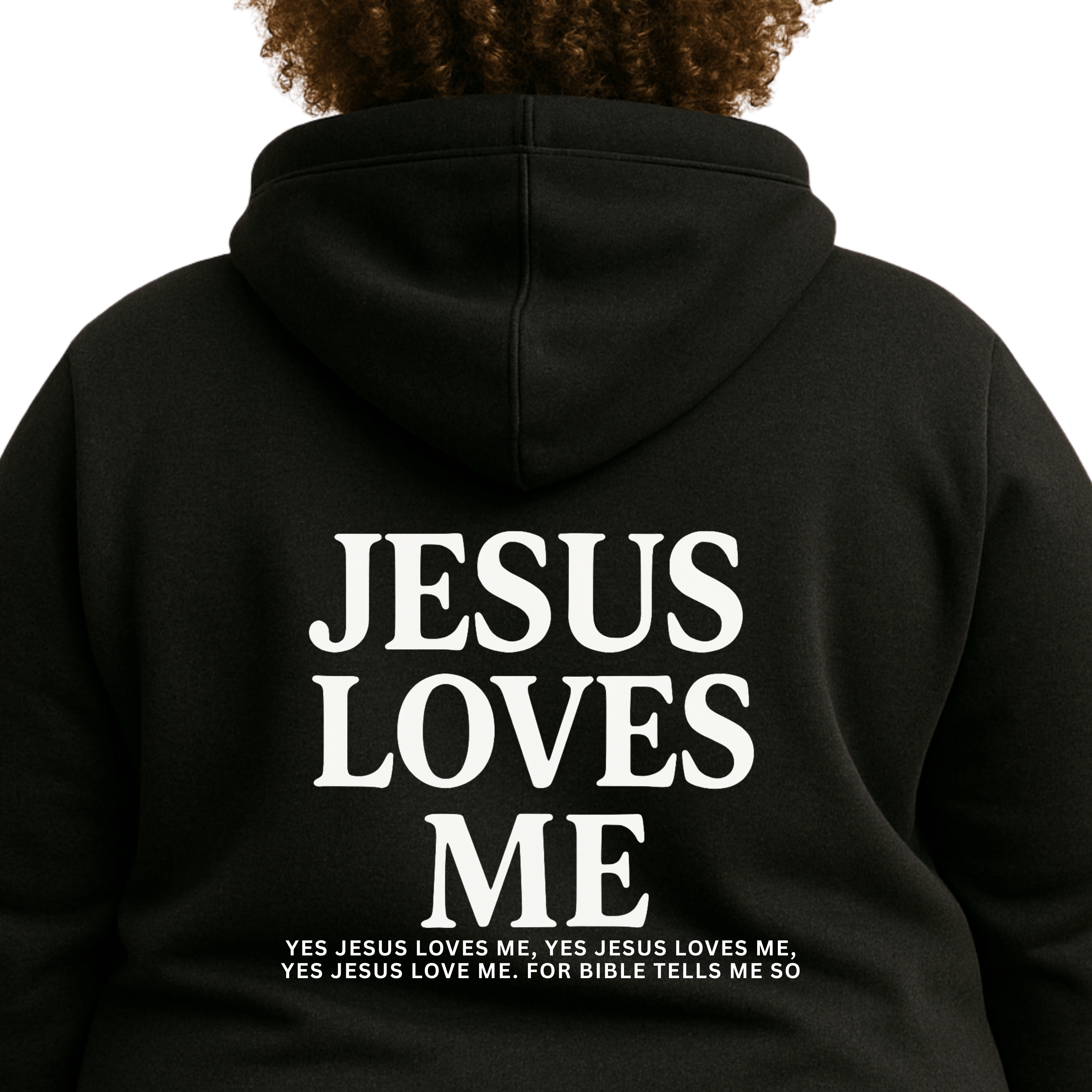 "Jesus Loves Me Christian Hoodie – Unisex Faith-Inspired Hoodies