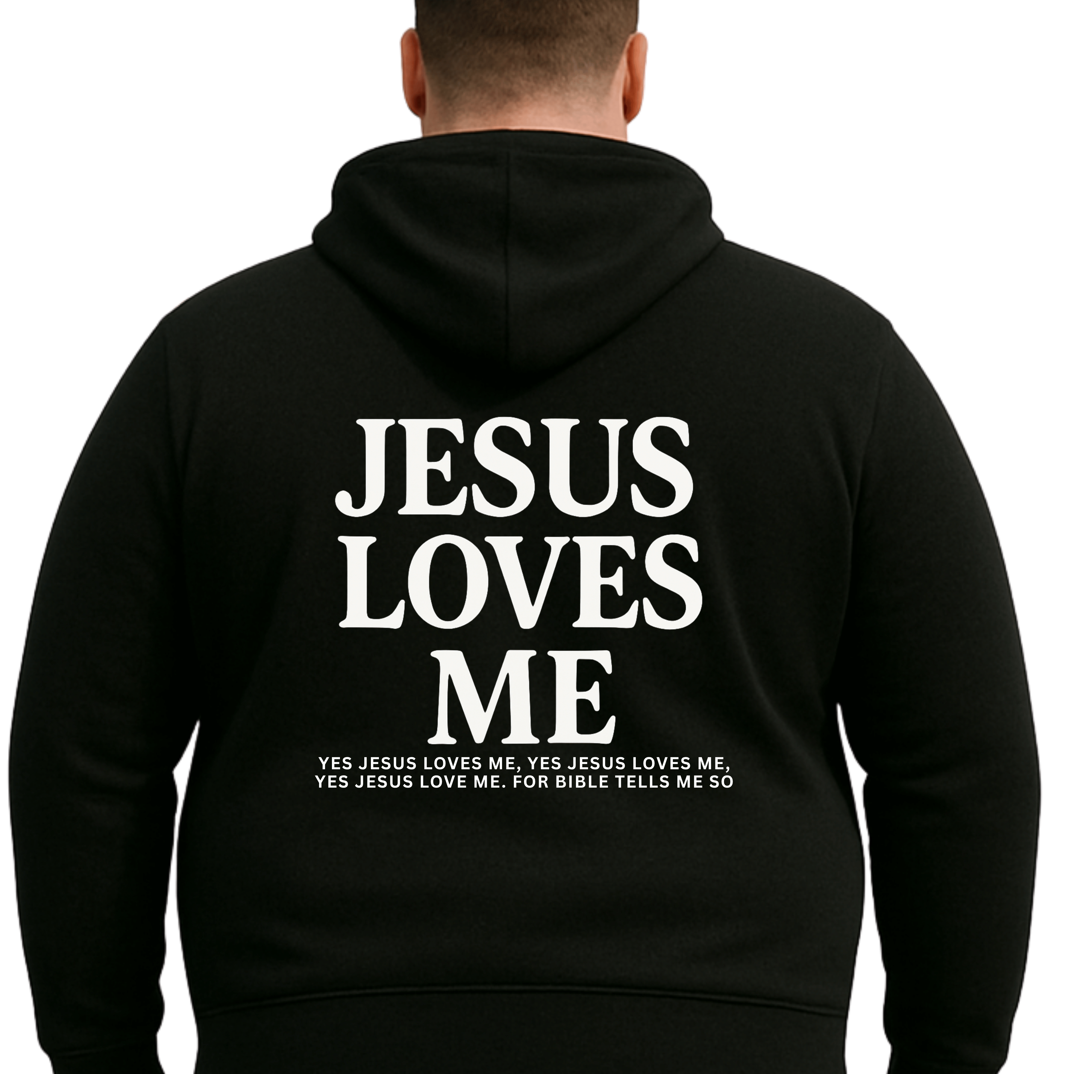 "Jesus Loves Me Christian Hoodie – Unisex Faith-Inspired Hoodies