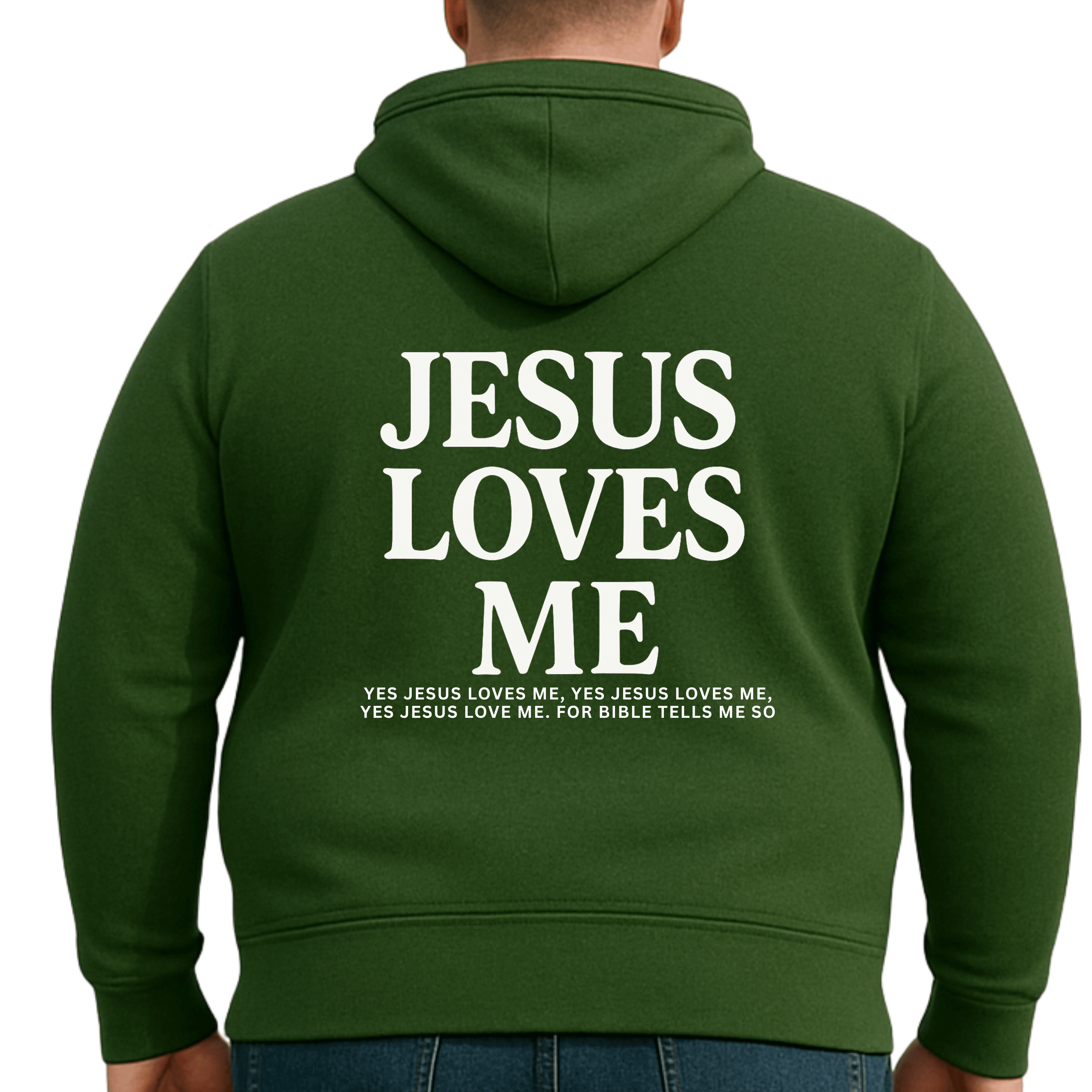 "Jesus Loves Me Christian Hoodie – Unisex Faith-Inspired Hoodies