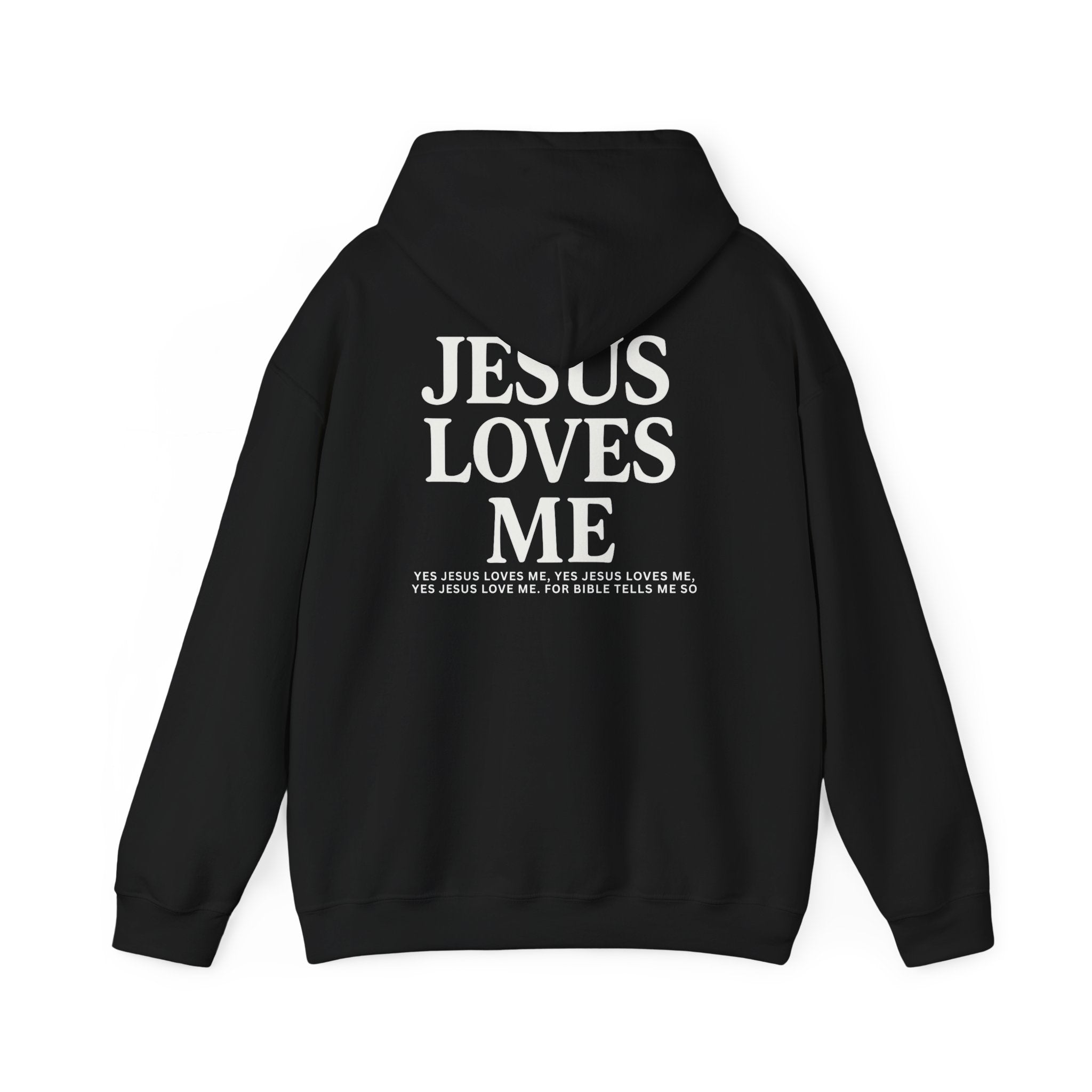 "Jesus Loves Me Christian Hoodie – Unisex Faith-Inspired Hoodies
