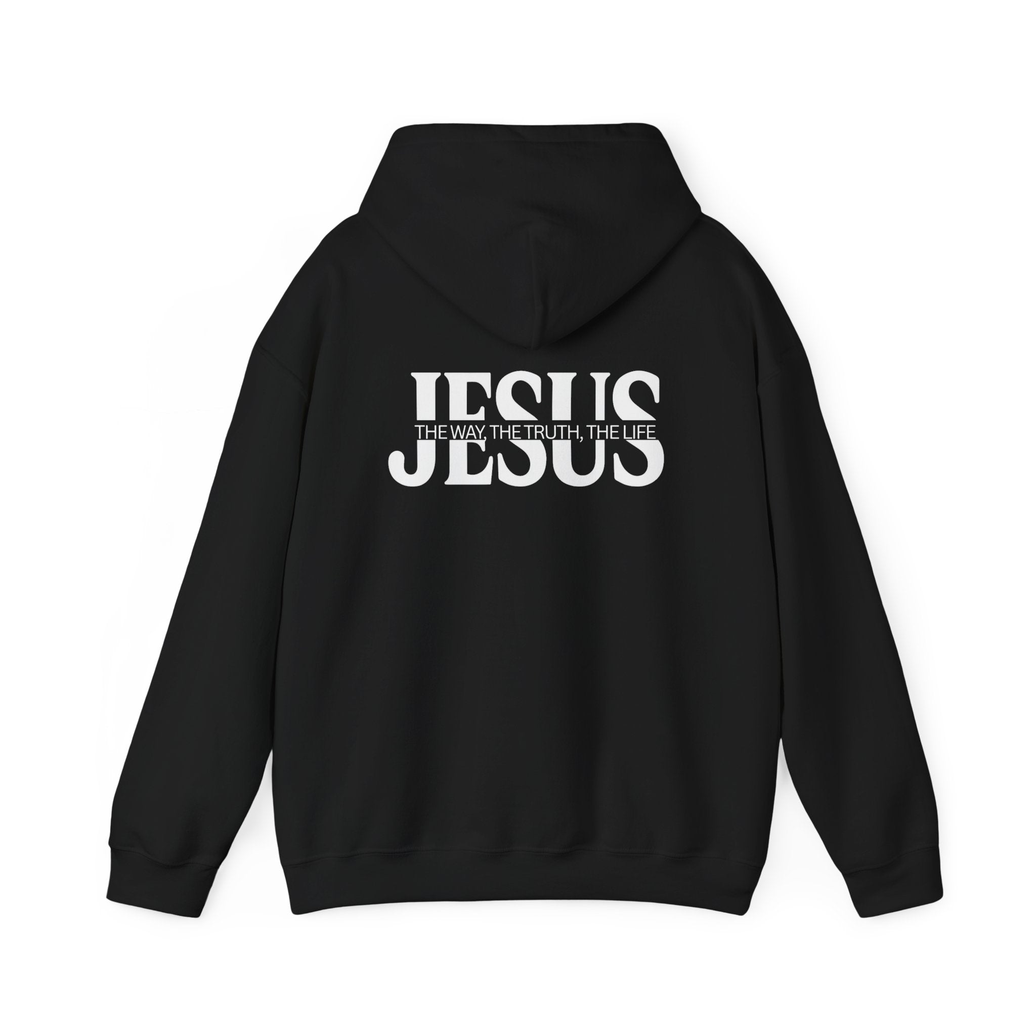 Jesus The Way The Truth The Life Hoodie – Christian Faith-Based Unisex Sweatshirt