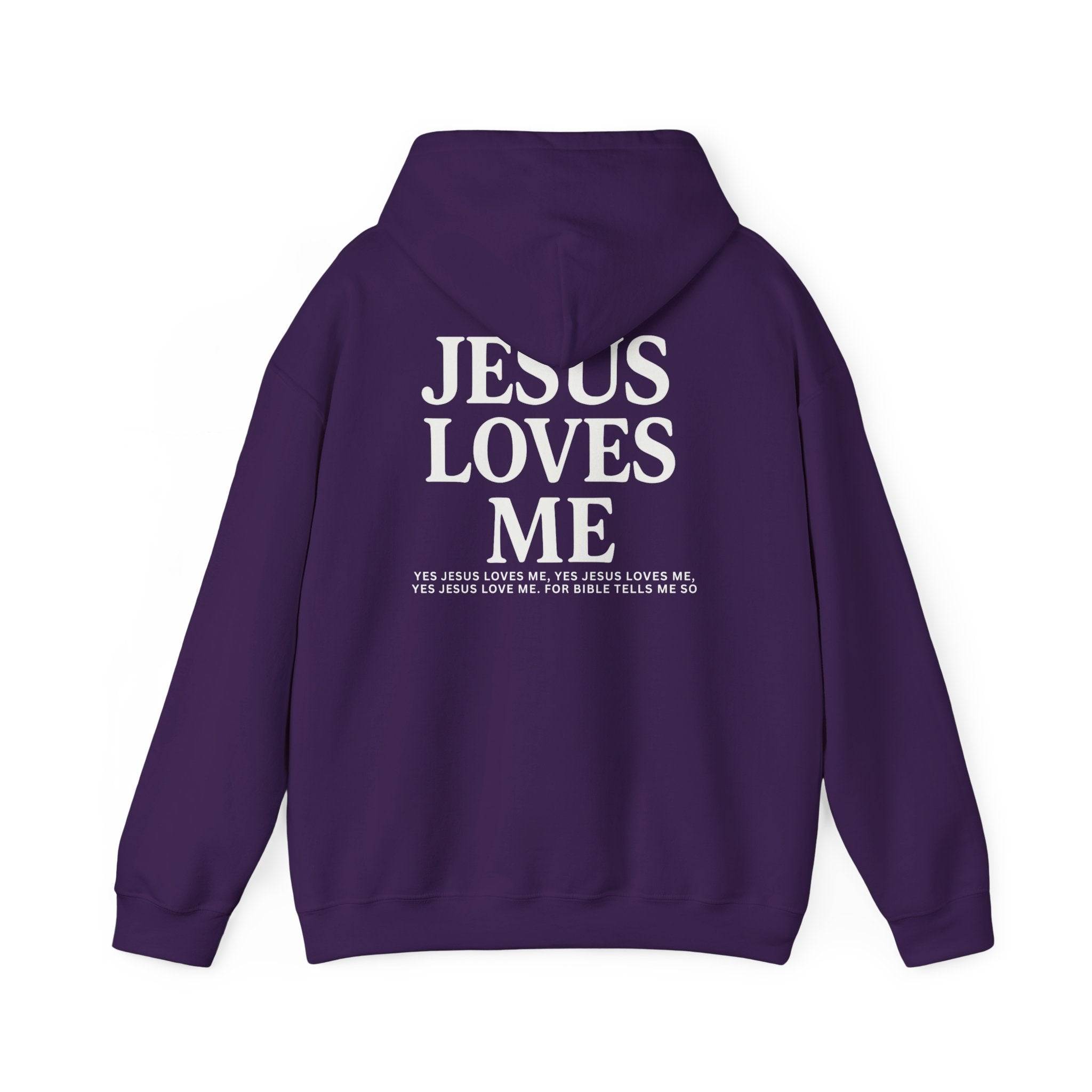 "Jesus Loves Me Christian Hoodie – Unisex Faith-Inspired Hoodies