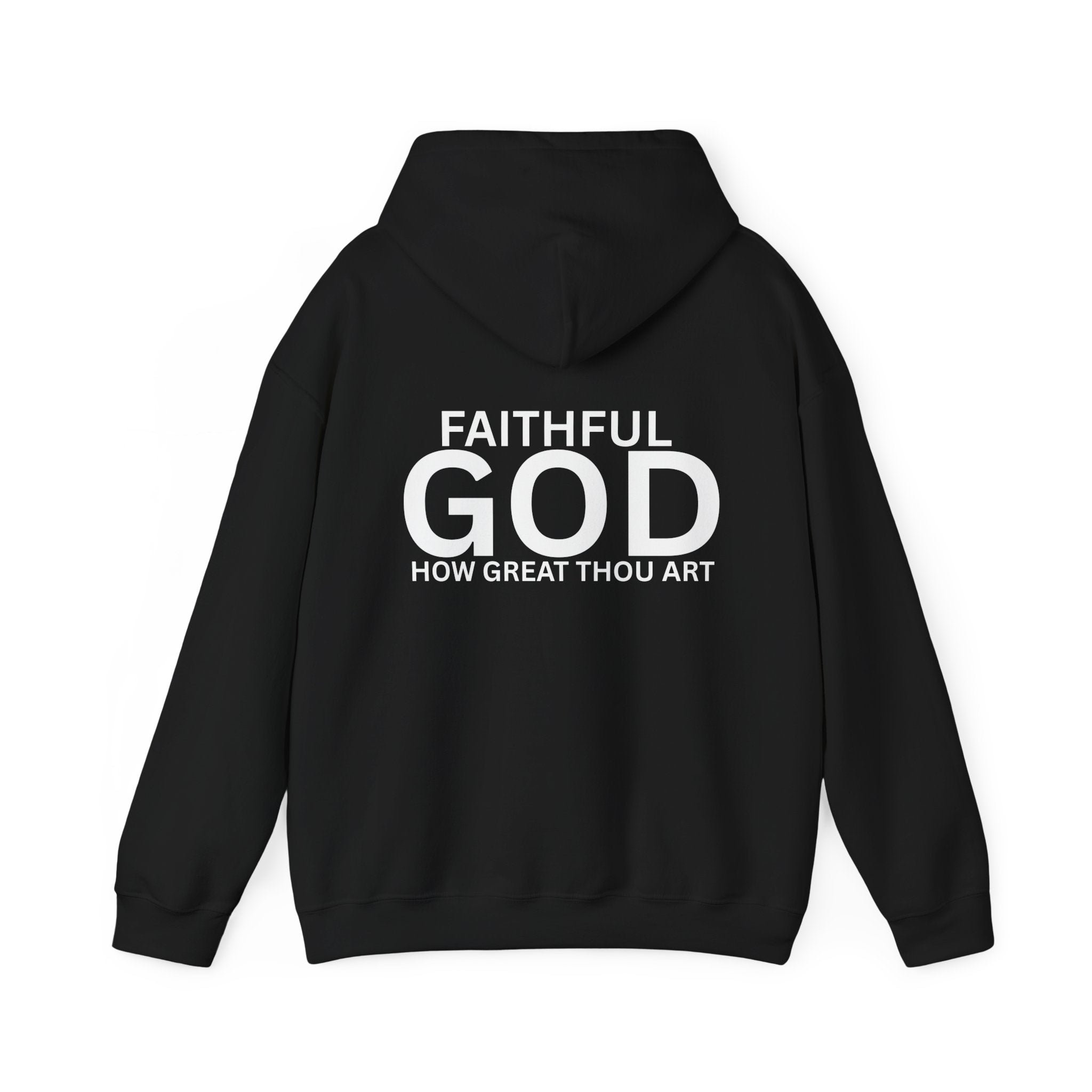 Faithful God Christian Hoodie – Inspirational Unisex Faith-Based Sweatshirt