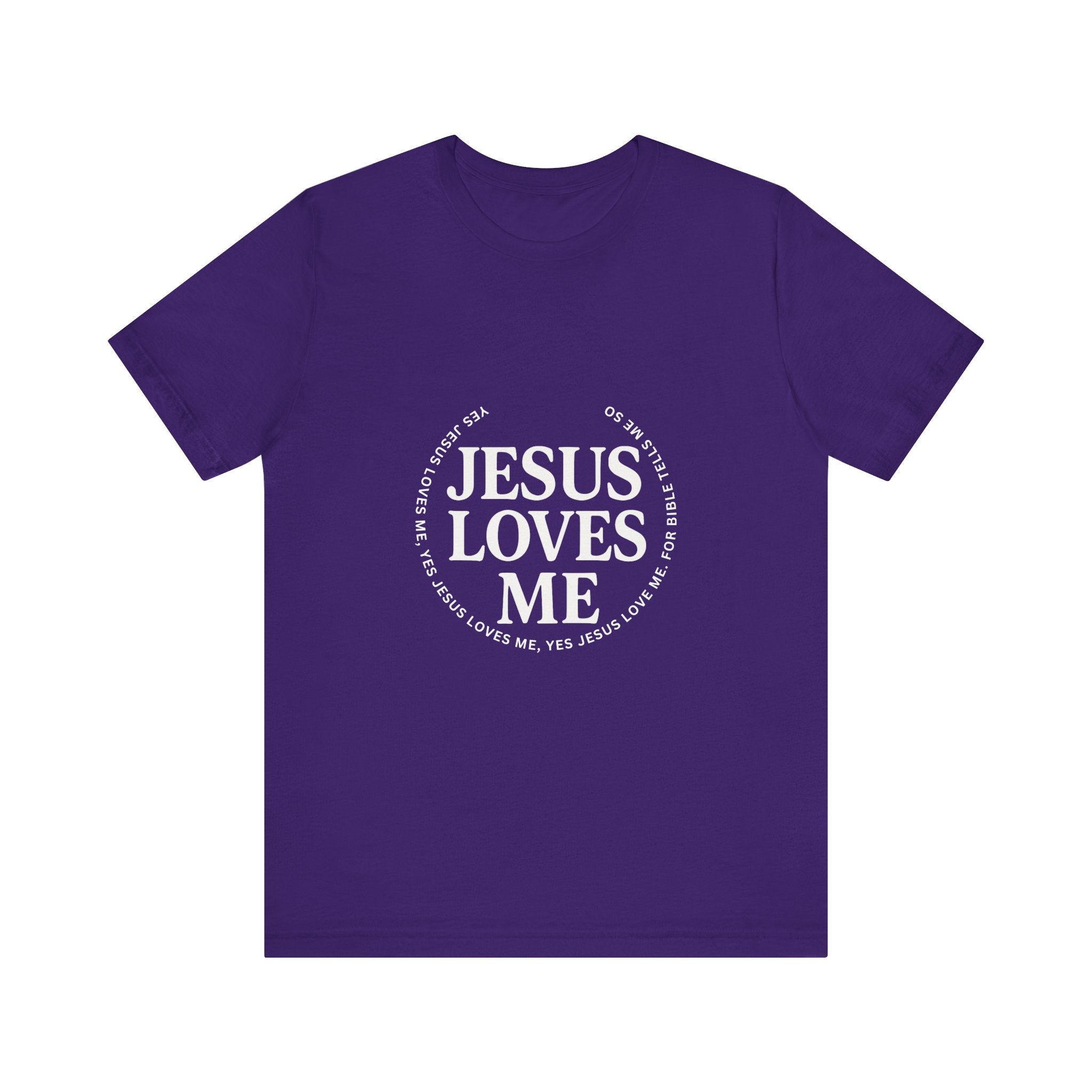 Jesus Loves Me T-Shirt – Christian Faith Tee, Inspirational Bible Verse Shirt
