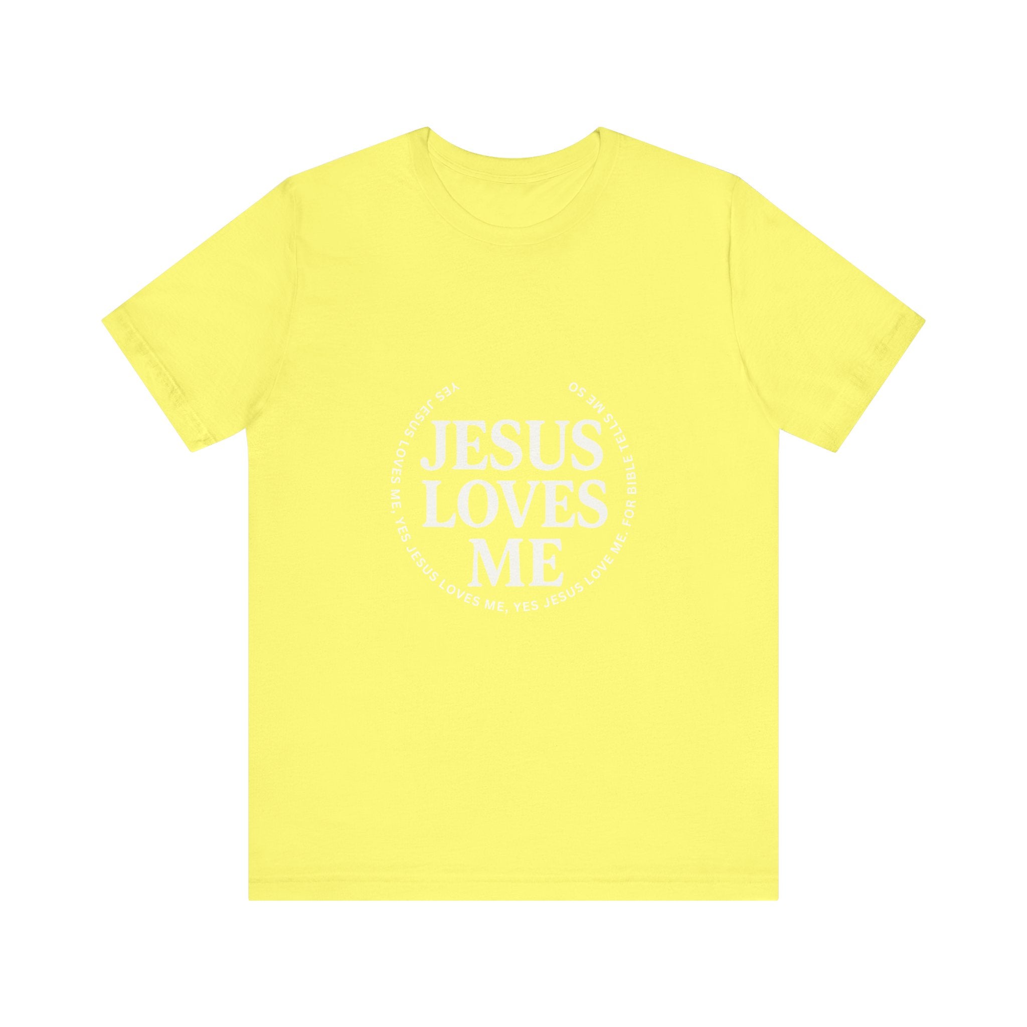 Jesus Loves Me T-Shirt – Christian Faith Tee, Inspirational Bible Verse Shirt