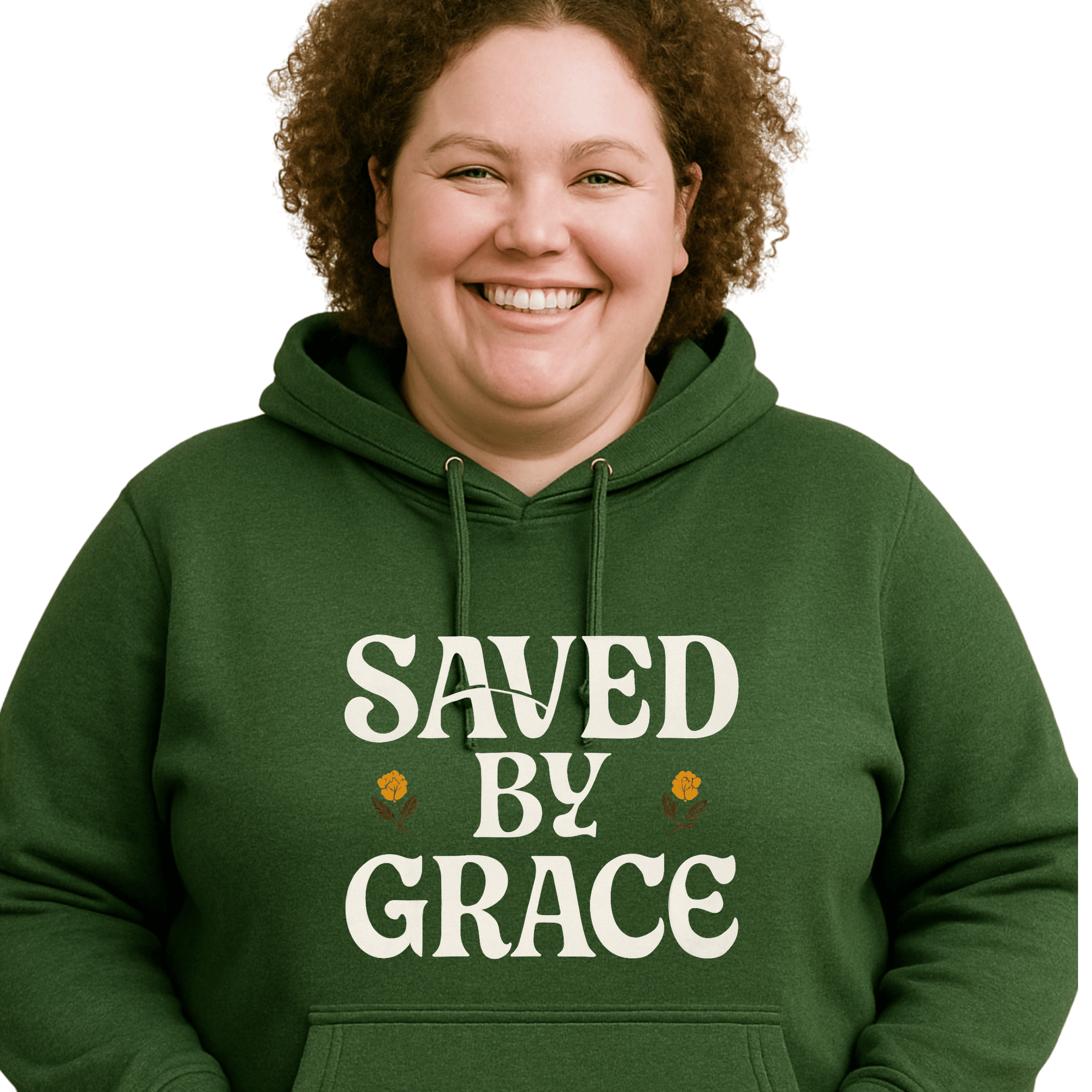 Saved By Grace-Christian Unisex Hoodie ,Sweatshirt, Inspirational Clothing,