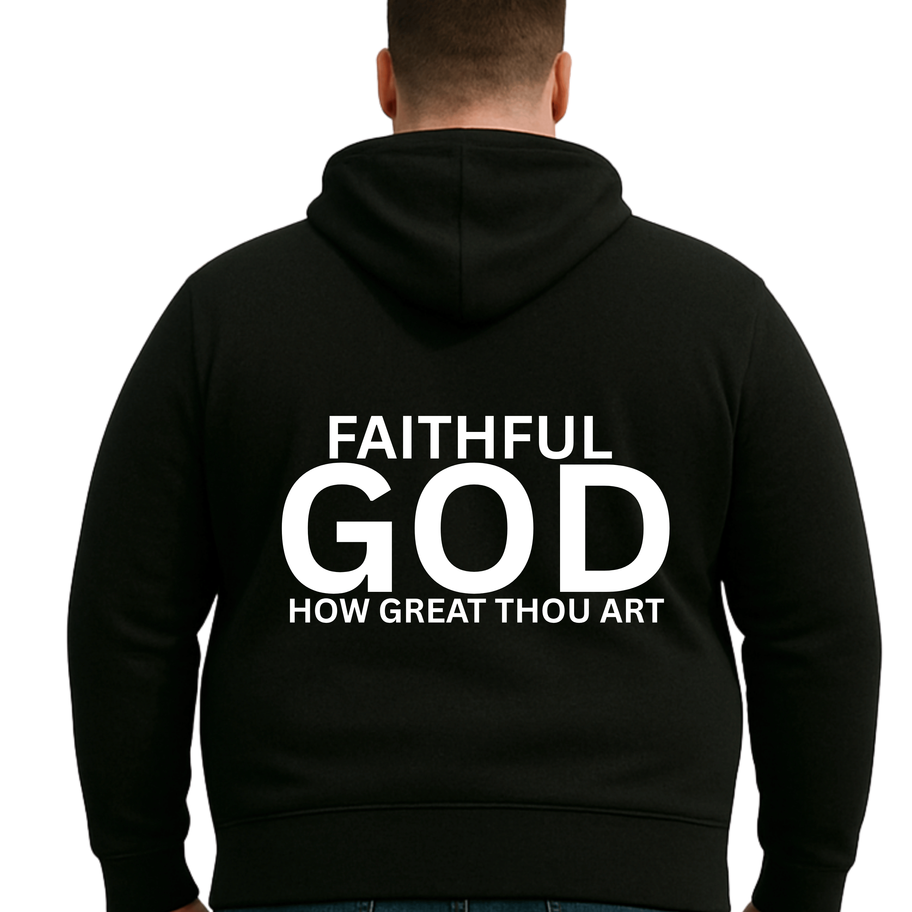 Faithful God Christian Hoodie – Inspirational Unisex Faith-Based Sweatshirt