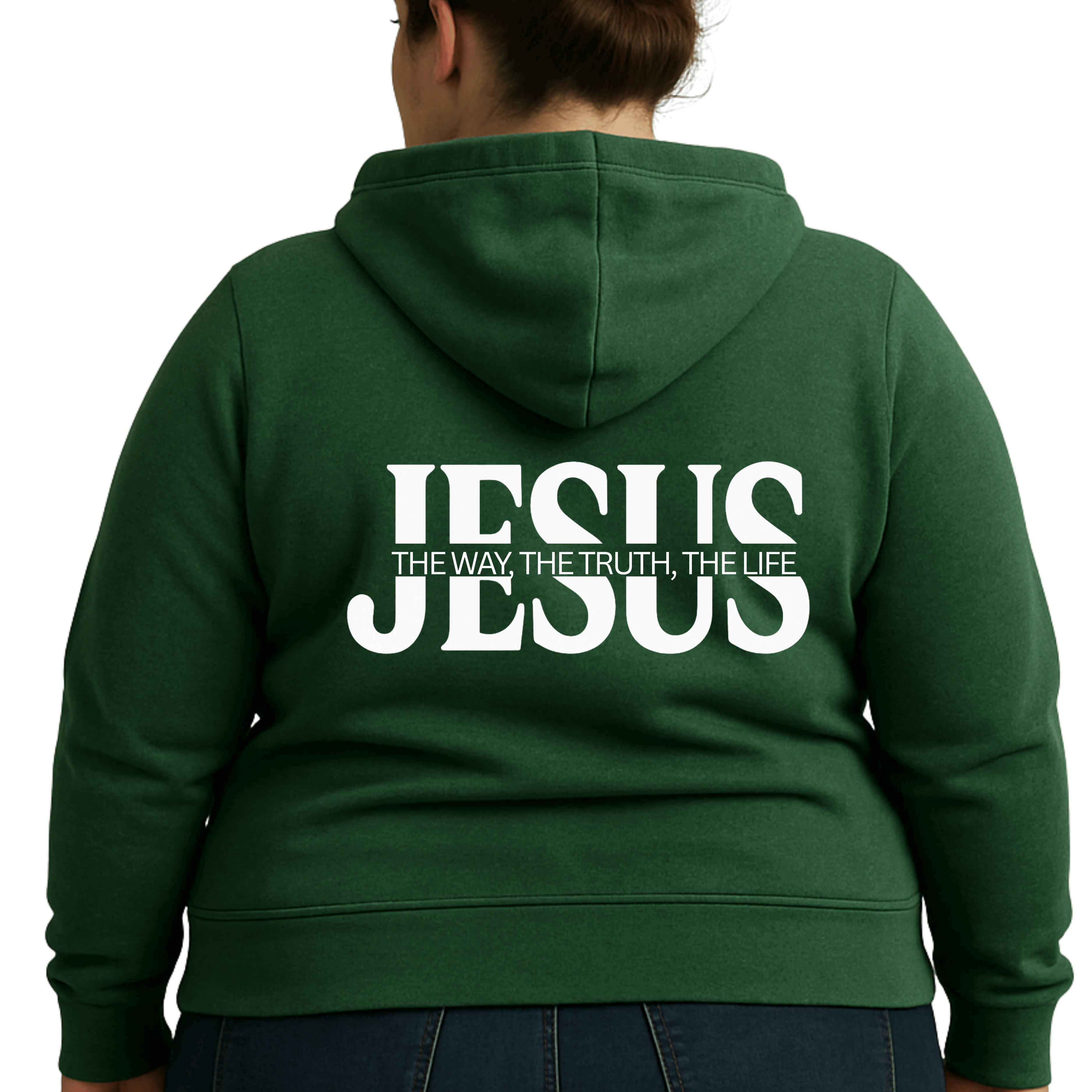 Jesus The Way The Truth The Life Hoodie – Christian Faith-Based Unisex Sweatshirt