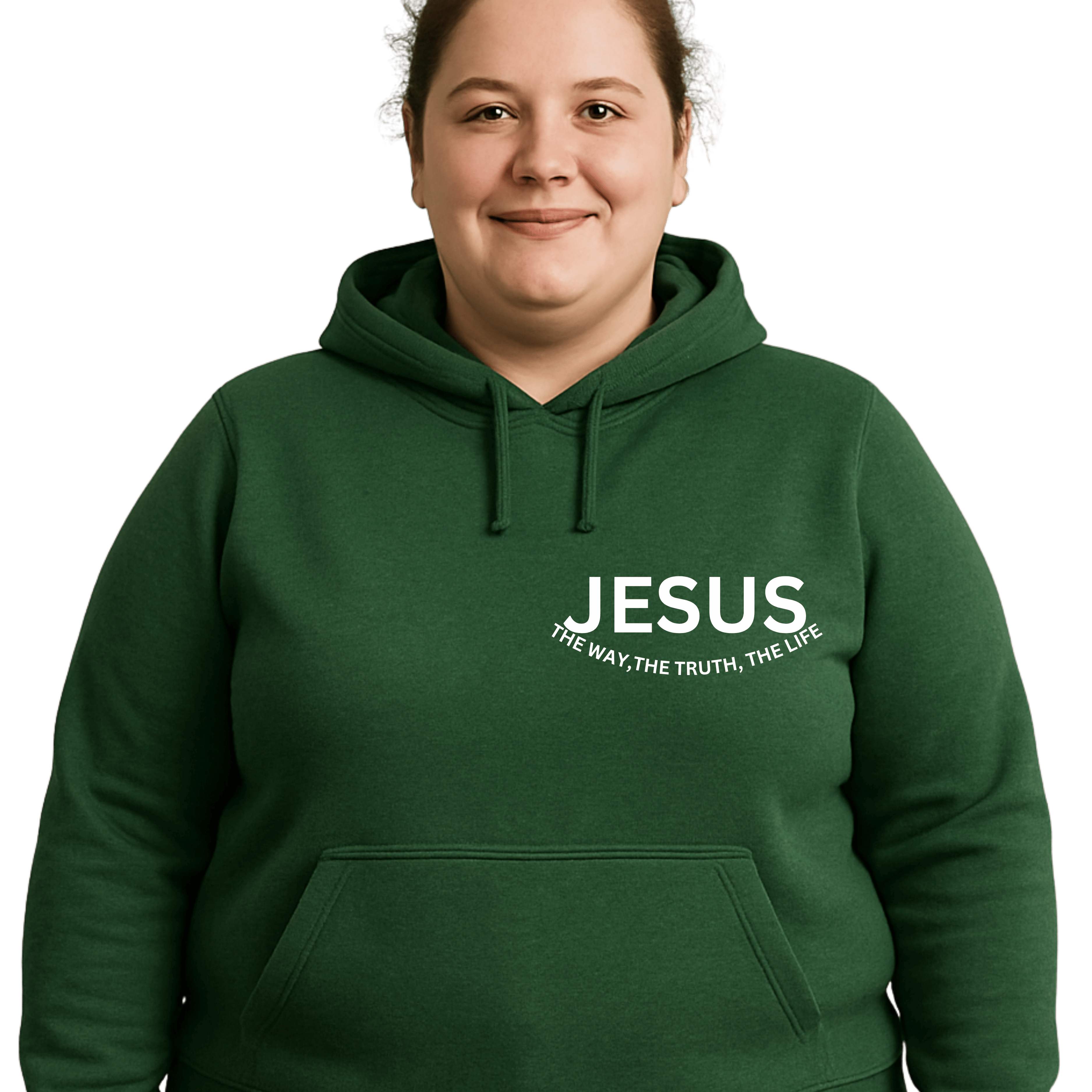 Jesus The Way The Truth The Life Hoodie – Christian Faith-Based Unisex Sweatshirt