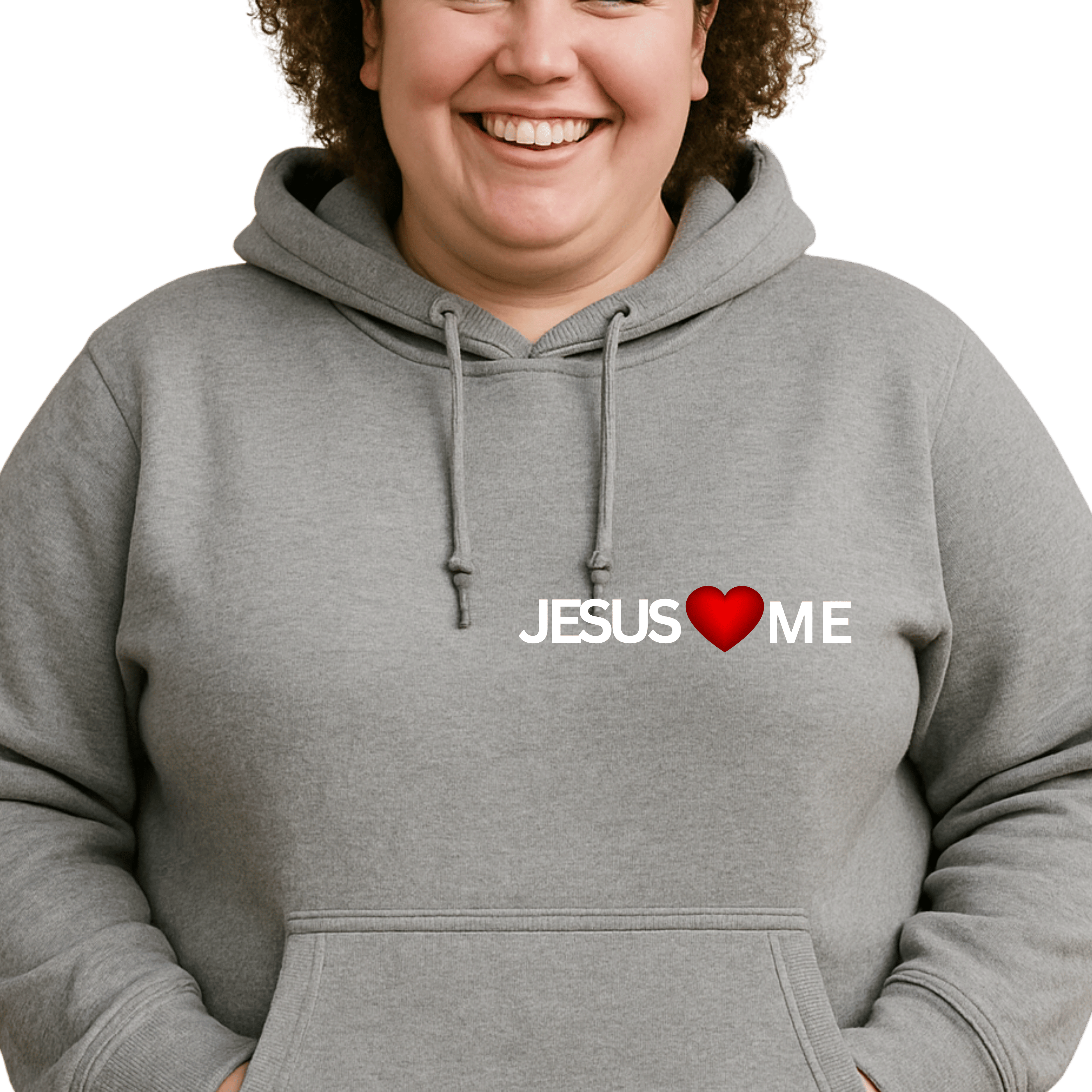 Jesus Loves Me Hooded Sweatshirt, Cozy Sweatshirt, Faith-Based Hoodie