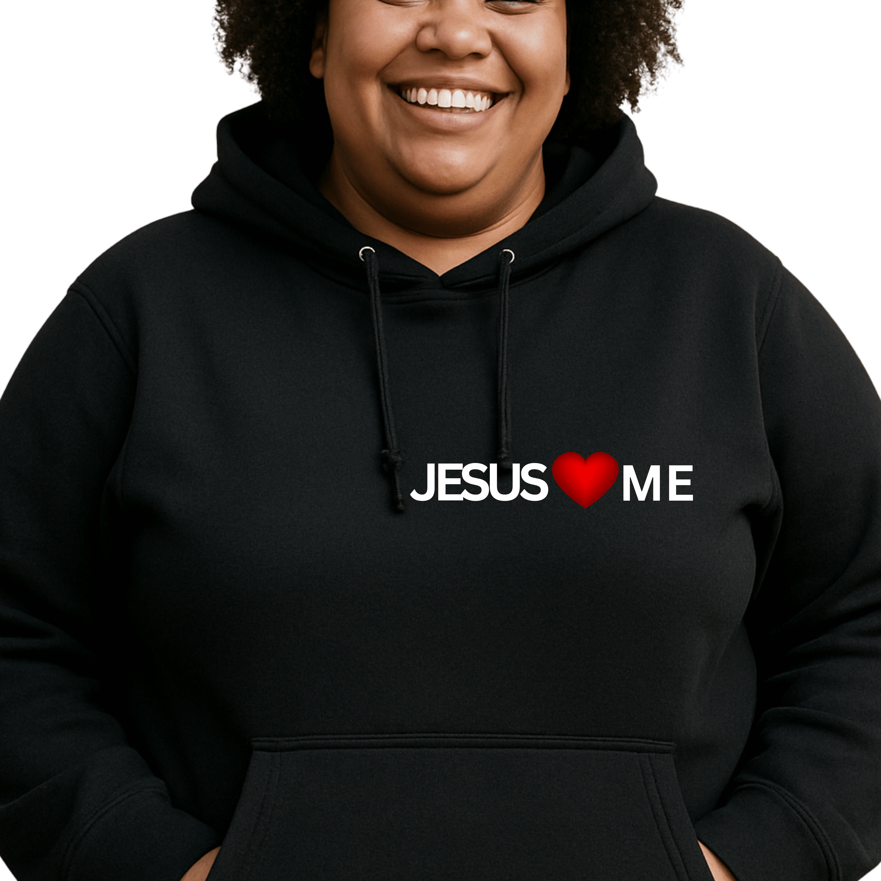 "Jesus Loves Me Christian Hoodie – Unisex Faith-Inspired Hoodies